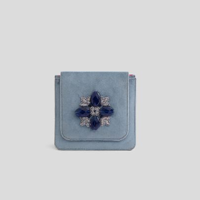 Picture of Blue velvet Clutch