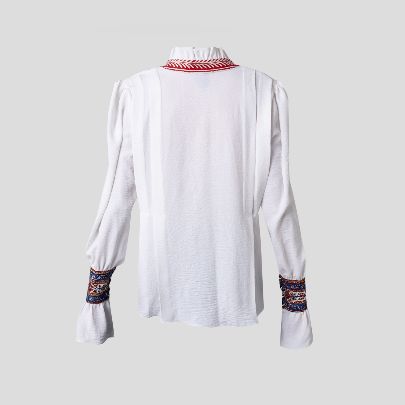 Picture of Women's white cotton blouse