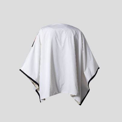 Picture of Women's cream embroidered raincoat