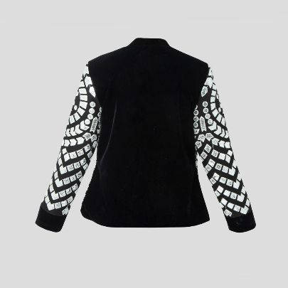 Picture of embelished blazer coat