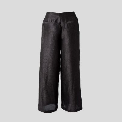 Picture of Wide-Legged Black Trousers