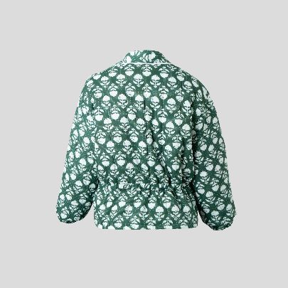 Picture of Floral green and white jacket 