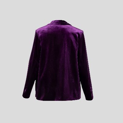 Picture of Women's purple velvet suit