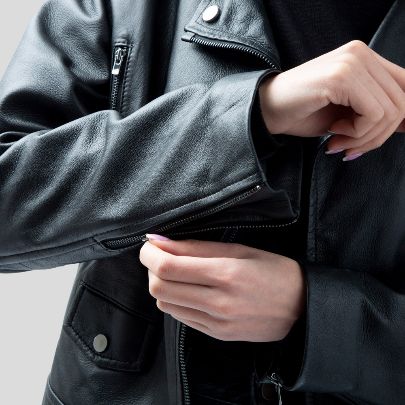 Picture of  Short leather jacket