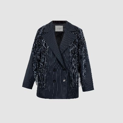 Picture of Women's gray beaded blazer