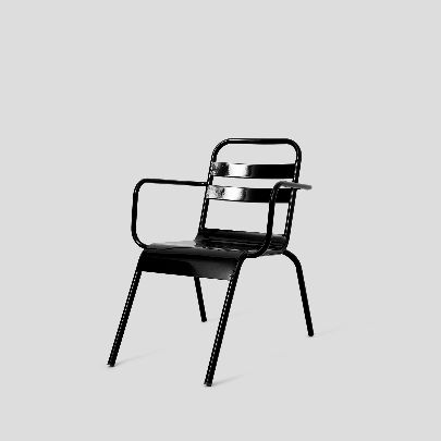 Picture of Black chair with handle