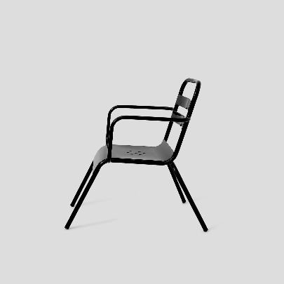 Picture of Black chair with handle