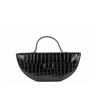 Picture of Black croco women's handbag