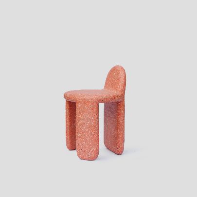 Picture of Sculptural Peach Chair