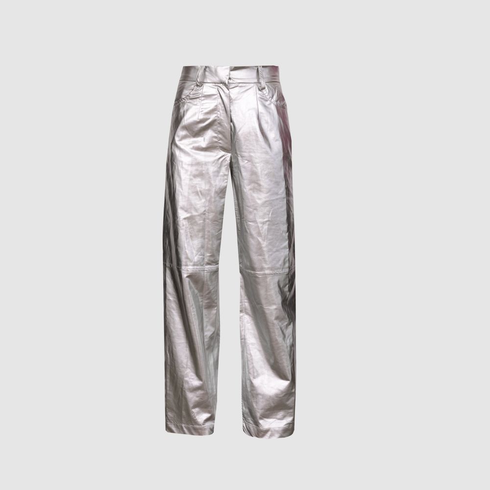 Picture of Women's silver leather pants