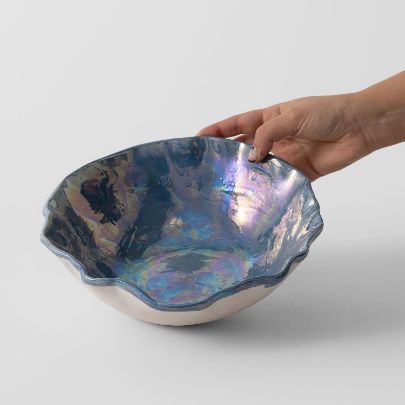 Picture of Medium blue handmade bowl