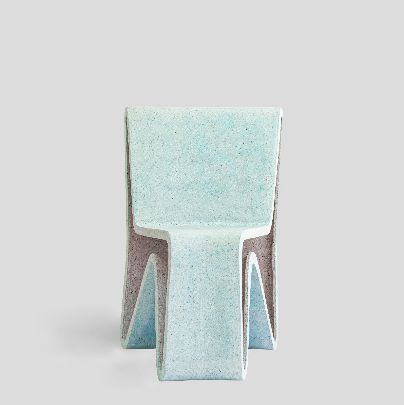 Picture of Blue Sculptural Hollow Chair