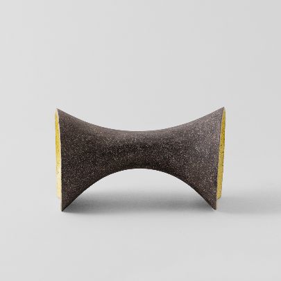 Picture of Sculptural Charcoal - Yellow Hollow Bench