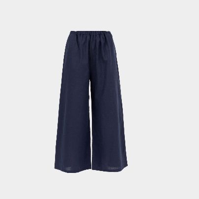 Picture of Women's pants  sandbad linen Navy blue