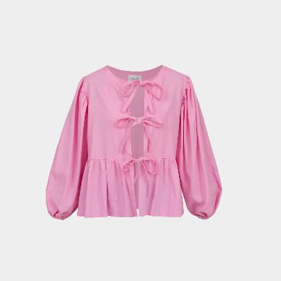 Picture of ِDark pink balloon blouse