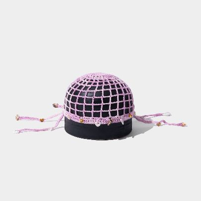 Picture of Mermaid pink lace cap