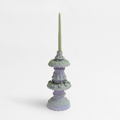 Picture of Shaukat green purple candle holder