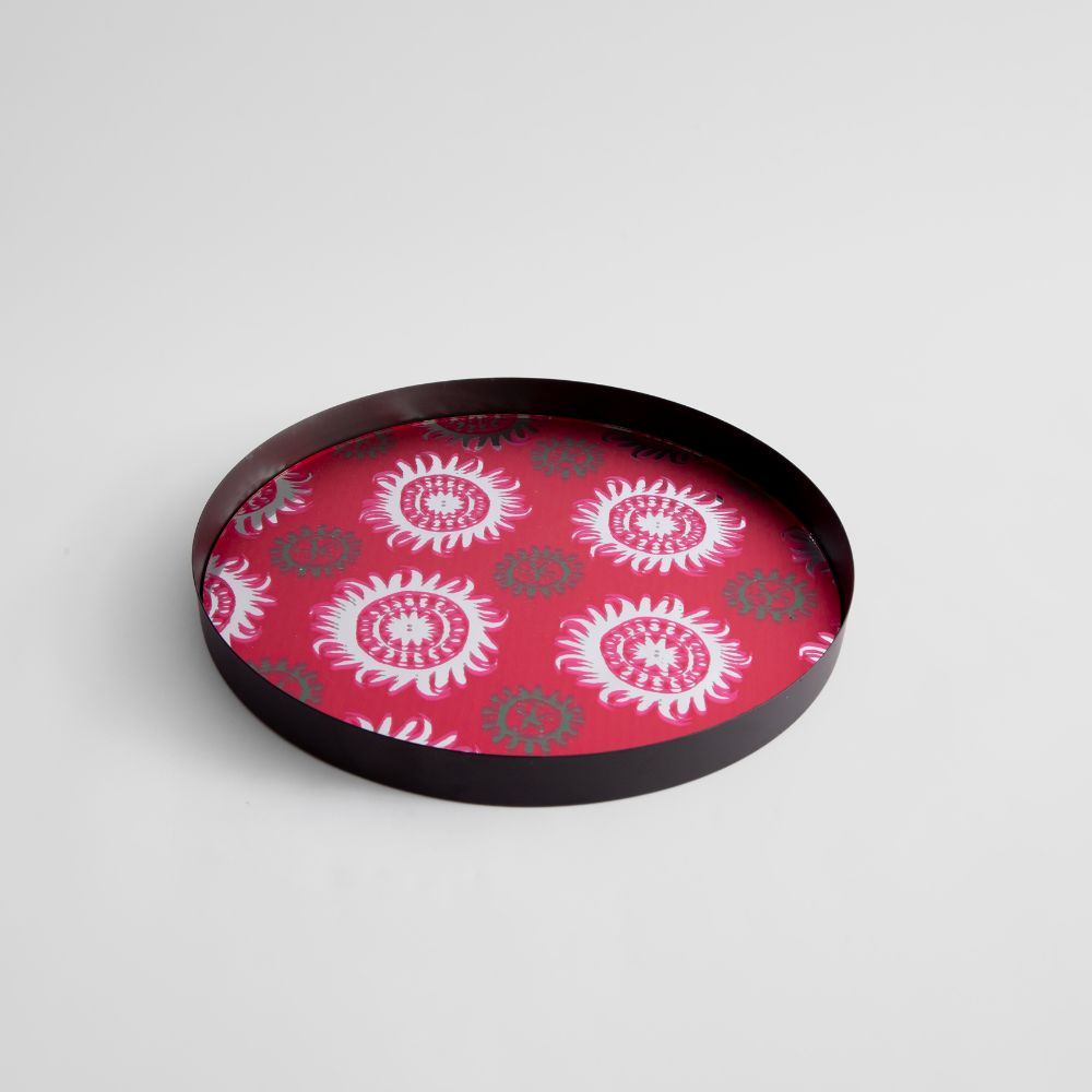 Picture of Patterned mirror tray 27