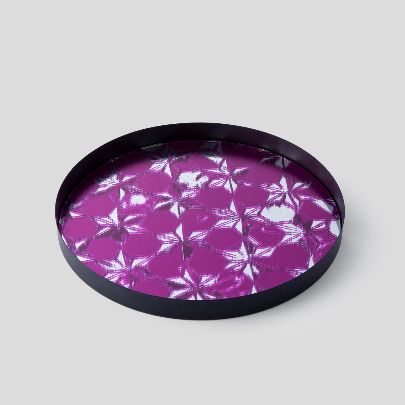 Picture of  purple hexagonal tray