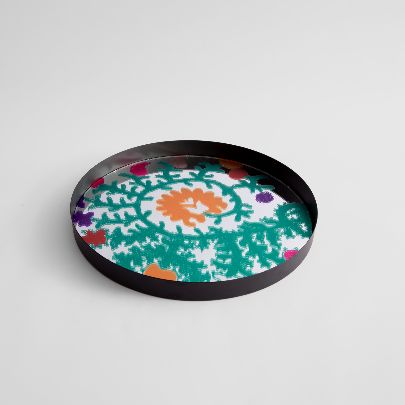 Picture of Patterned mirror tray 13