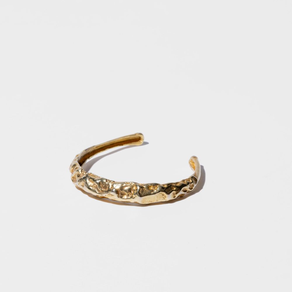 Picture of Women's silver bangle with gold plating from La Rocha