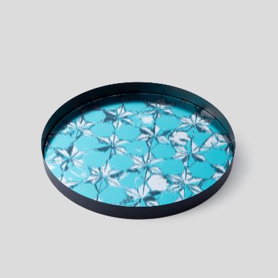 Picture of Blue hexagonal tray