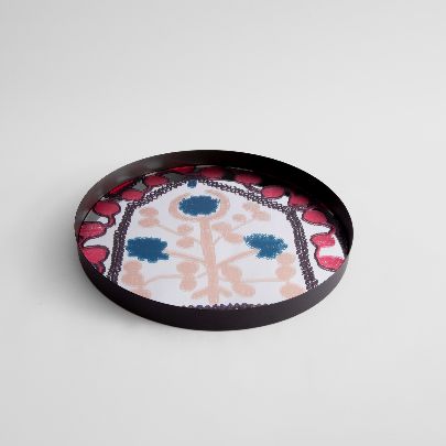 Picture of Patterned mirror tray 35