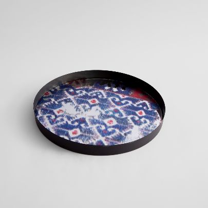 Picture of Patterned mirror tray 29