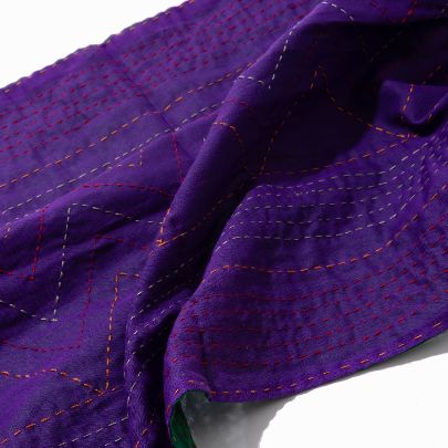 Picture of Purple orange basic shawl