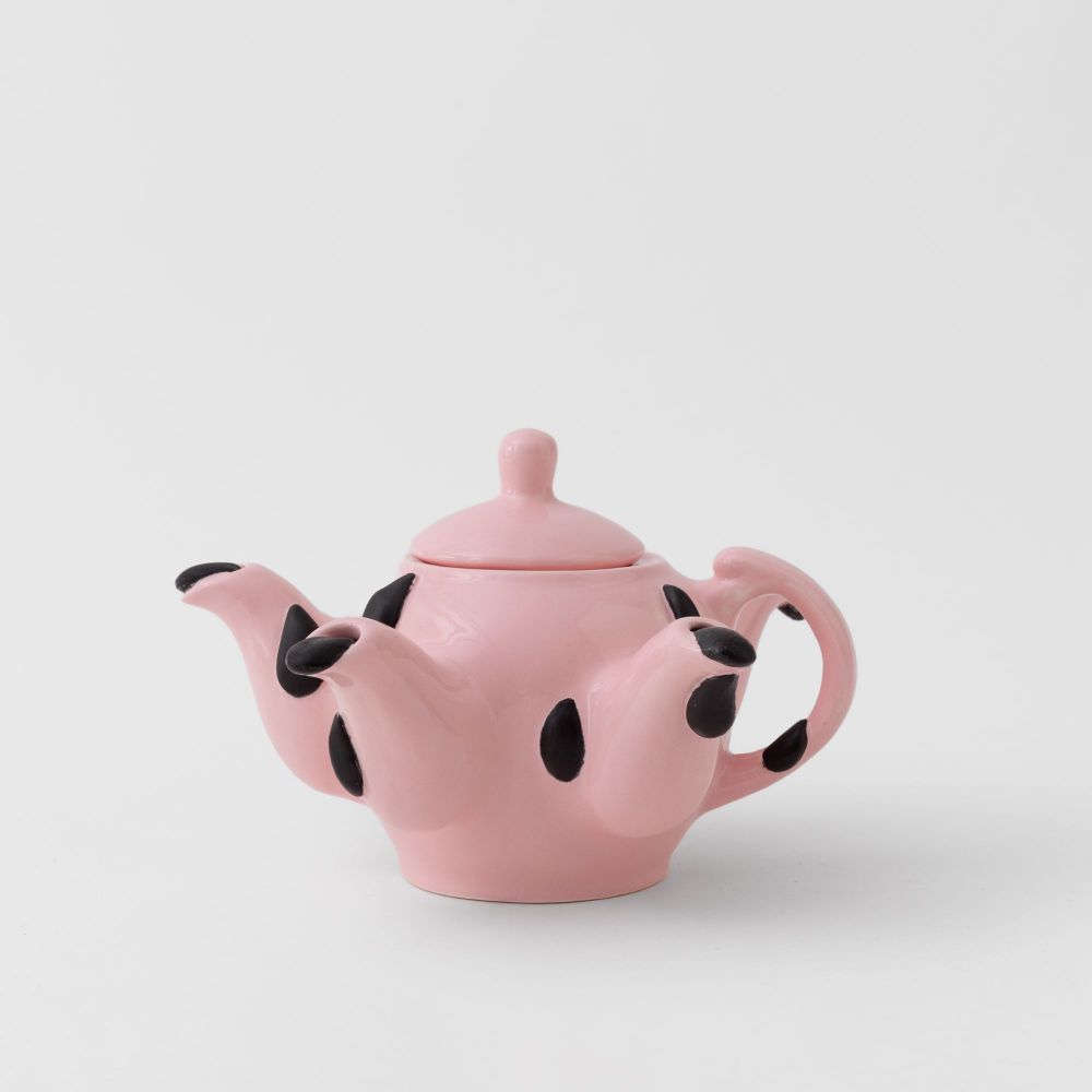 Picture of Pink six-hose teapot statue