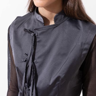 Picture of Women's gray satin top