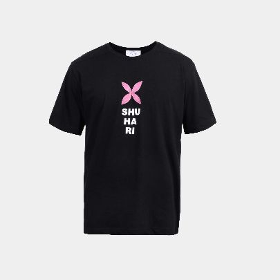 Picture of Cherry blossom black t-shirt