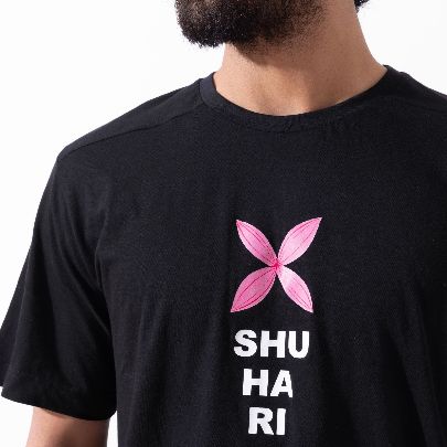 Picture of Cherry blossom black t-shirt