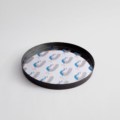 Picture of Patterned mirror tray 9