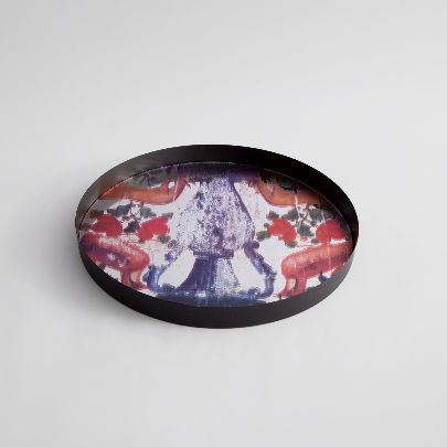 Picture of Patterned mirror tray 7