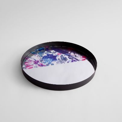 Picture of Patterned mirror tray 7