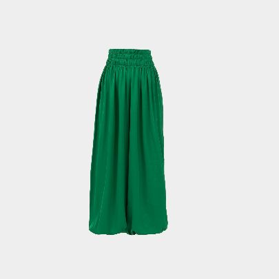 Picture of Green silk women's pants