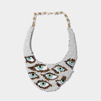 Picture of White eye necklace