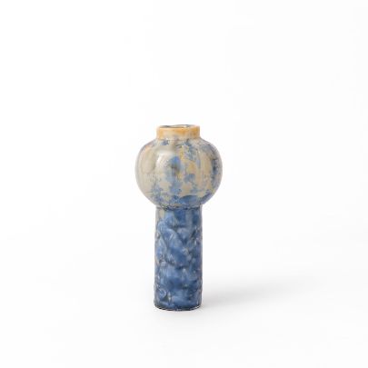 Picture of Cylindrical spherical ceramic vase