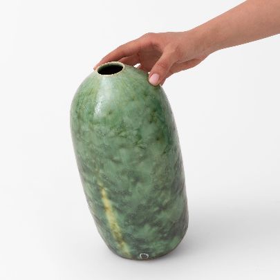 Picture of Large green cedar ceramic vase