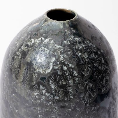 Picture of Large black cedar ceramic vase