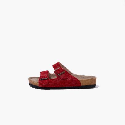 Picture of Simple open red sandal