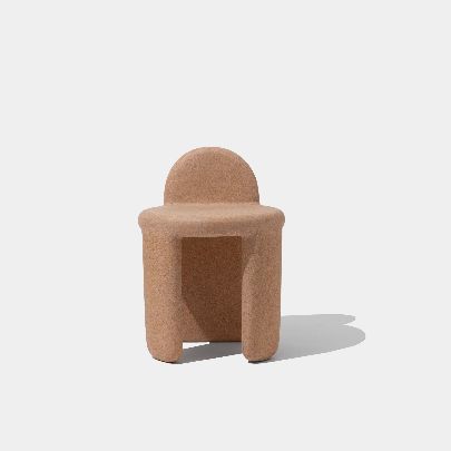 Picture of Sculptural Peach Chair