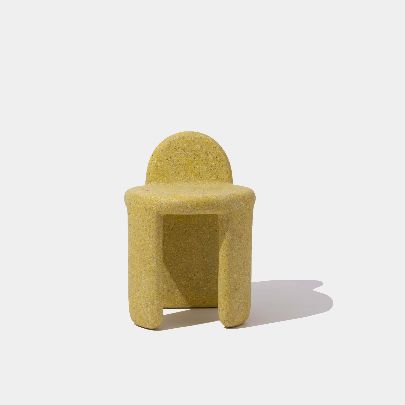 Picture of Sculptural Yellow Chair 