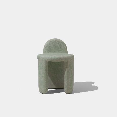 Picture of Sculptural Green-Grey  Chair