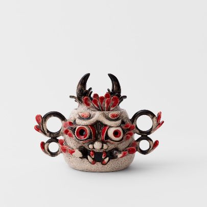 Picture of Hanya's Red Demon Ceramic Functional Sculpture