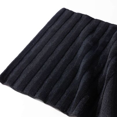 Picture of Black wool rug