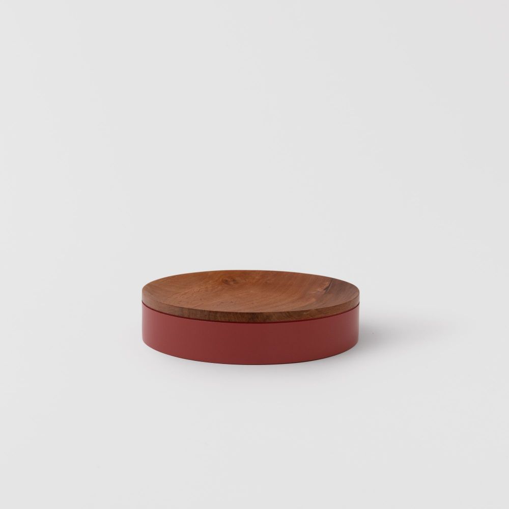 Picture of round Yazd sausage wooden container