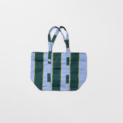 Picture of Blueberry Bag Striped green Blue Yellow