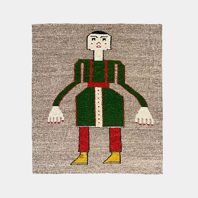 Picture of dali Beige Vesumak wool rug